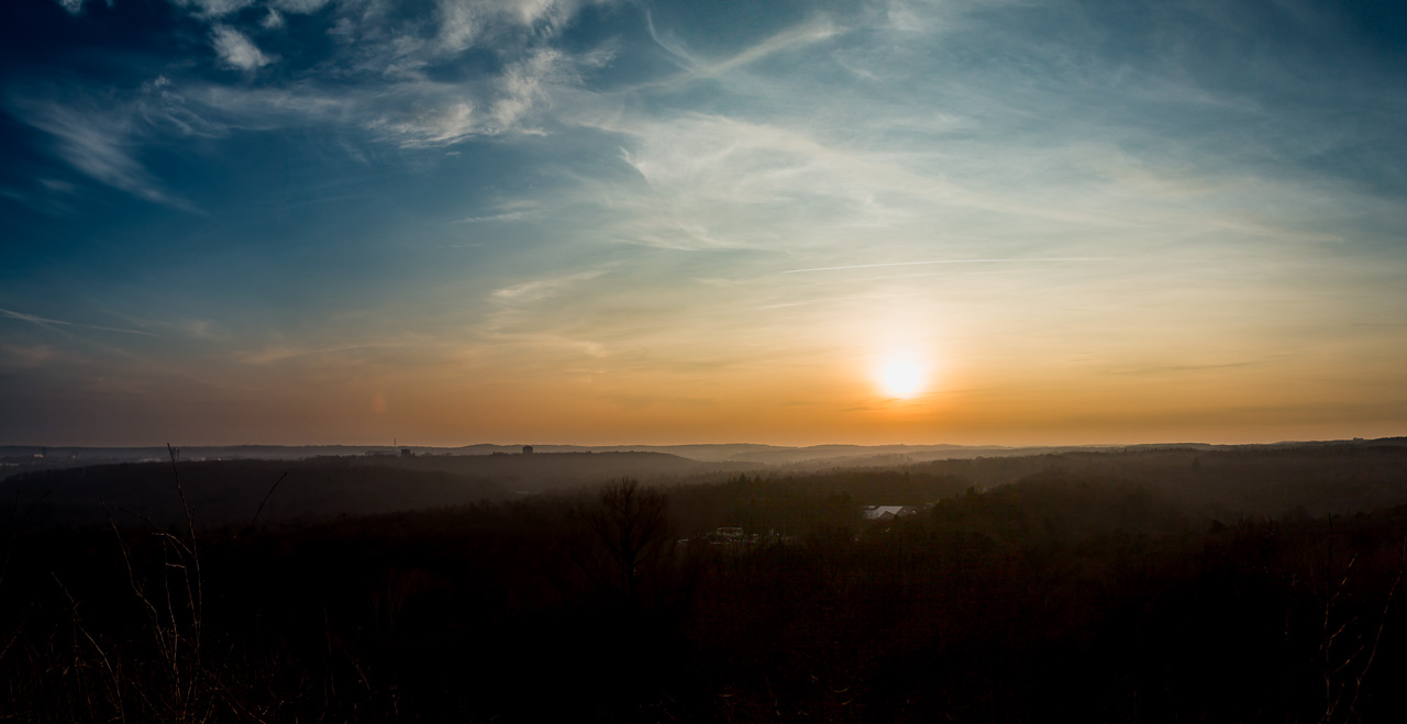 Panaoramaview with sunset
